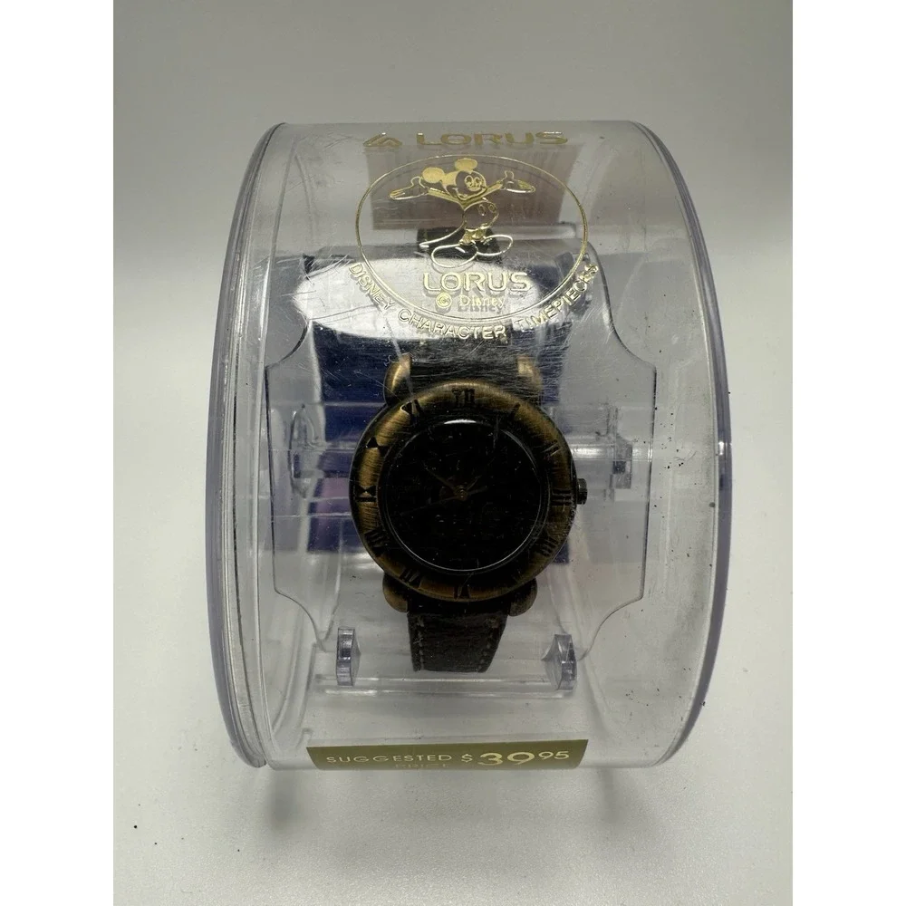 Lorus V811-4290 Disney Mickey Mouse‎ Vintage Ladies Rare New Battery 27MM 6.75